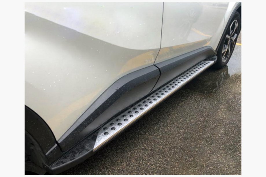 Toyota C-HR 2016–2023 Sidosteg Original V3 (2 st, aluminium) Image