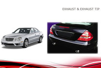 Mercedes E-klass W211 2002–2009 Avgasändrör V2 (2 st) foto 4