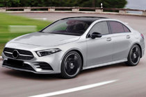 Mercedes A-class W177 2018– Framgrill Diamond Silver (för 2018-2022) foto 6