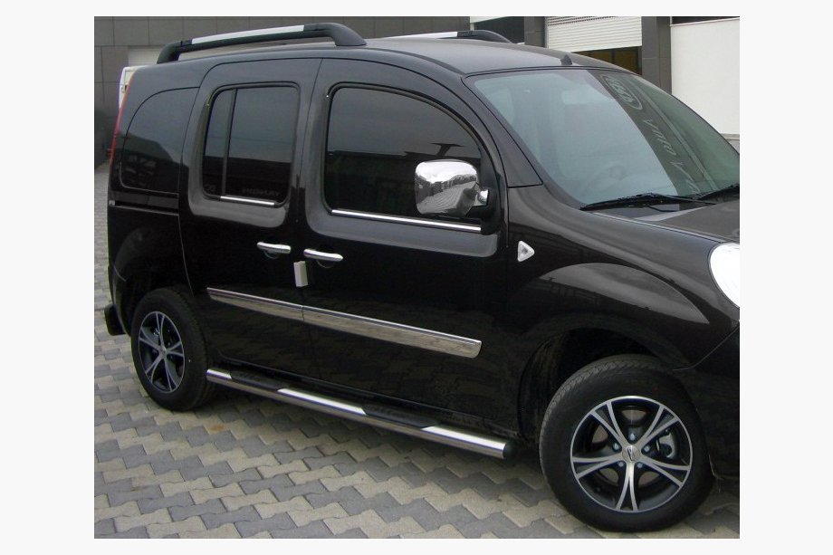 Renault Kangoo 2008–2020 Sidorör BB002 (2 st, rostfritt) 60 mm, lång hjulbas Image