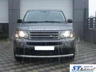 Range Rover Sport 2005–2013 Främre enkel frontbåge (rostfritt) foto 2
