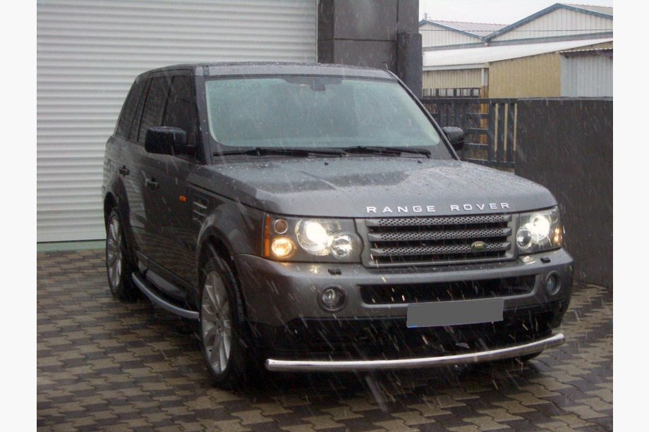 Range Rover Sport 2005–2013 Främre enkel frontbåge (rostfritt) Image