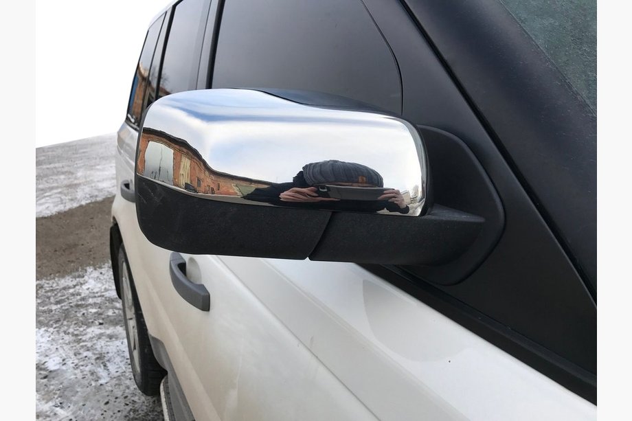 Range Rover Sport 2005–2013 Spegelskal (2 st, rostfritt stål) Image