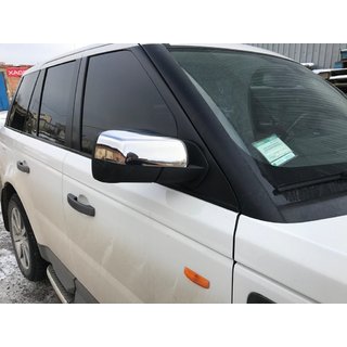 Spegelkåpor (2 st, rostfritt stål) Range Rover III L322 2002–2012 foto 2