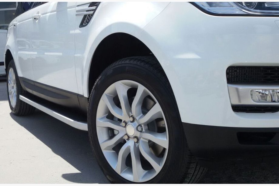 Range Rover IV L405 2013–2021 Sidosteg Tayga (2 st, aluminium) Image