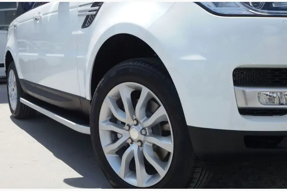 Land Rover Discovery V 2017– Sidosteg Tayga Grey (2 st, aluminium) Image