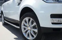 Land Rover Discovery V 2017– Sidosteg Tayga Grey (2 st, aluminium) foto 1