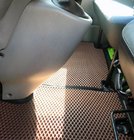 Renault Trafic 2001–2015 EVA bilmattor (tegelmönster) 1+2 säten foto 2