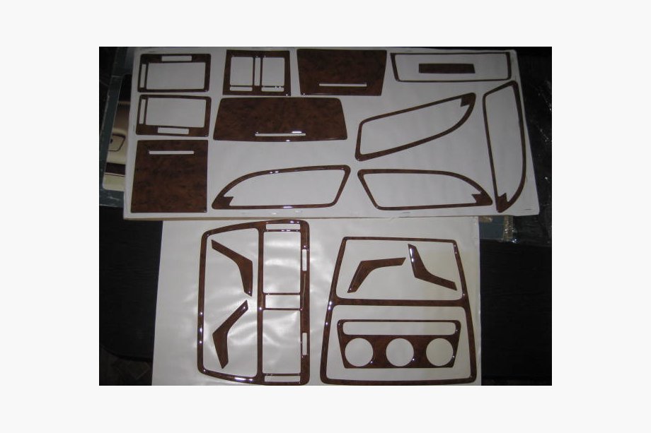 Skoda Octavia II A5 2006–2010 KAMPANJ! Instrumentpanelslister i trälook Image