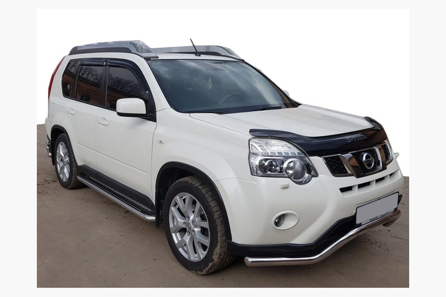 Nissan X-trail T31 2007–2014 Främre skyddsbåge ST007 (rostfri) Image