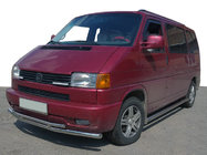 Volkswagen T4 Caravelle/Multivan 1990–2003 Främre frontbåge ST014 (rostfritt) foto 2