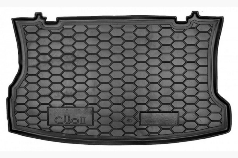 Renault Clio II 1998–2005 Bagagerumsmatta i gummi HB/3D (Autogumm) Image