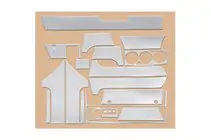 BMW 5-serie E34 1988–1995 Instrumentpanelskydd foto 2