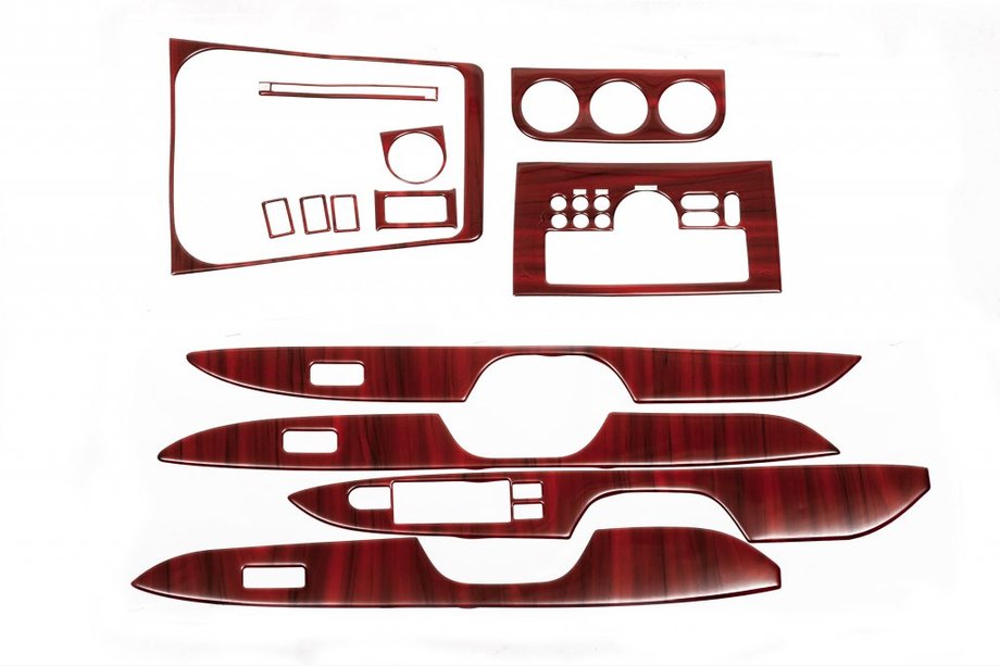 Fiat Sedici 2006–2014 Instrumentpanelslister (Hartman) Aluminium Image