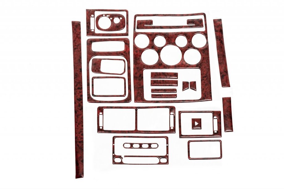 Ford Connect 2002–2006 Instrumentpanellister Aluminium Image