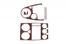 Ford Fiesta 2002–2008 Instrumentpanelslister (2002-2005) Aluminium foto 1