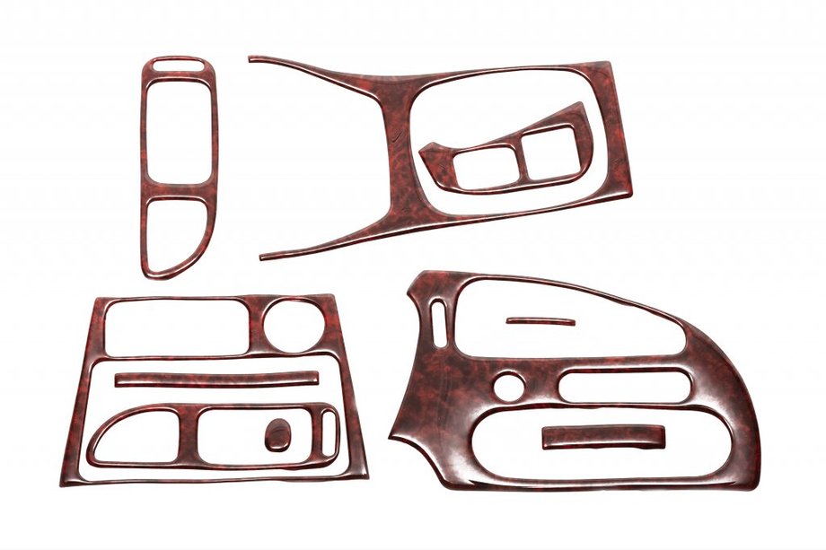Mitsubishi Colt 1996–2004 Instrumentpanelskydd Aluminium Image