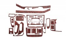 Mercedes Viano 2004–2014 Instrumentpanelslister Meric (framdel + kupéinlägg) 2004-2006, aluminium foto 1