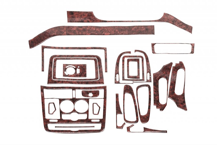 Mercedes Viano 2004–2014 Meric instrumentpanelinlägg (främre del) 2006-2015, Kolfiber Image