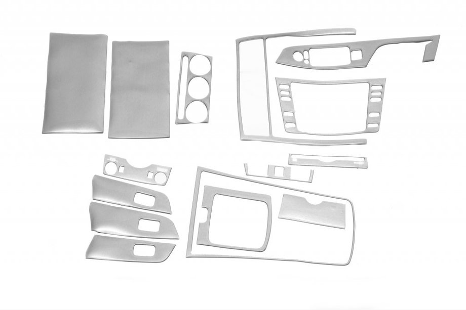 Mazda 6 2008–2012 Instrumentpanelsinlägg i aluminiumlook Image
