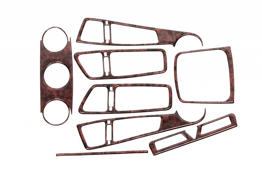 Kia Ceed 2007–2012 Instrumentpanelslister (Meric) Aluminium Image