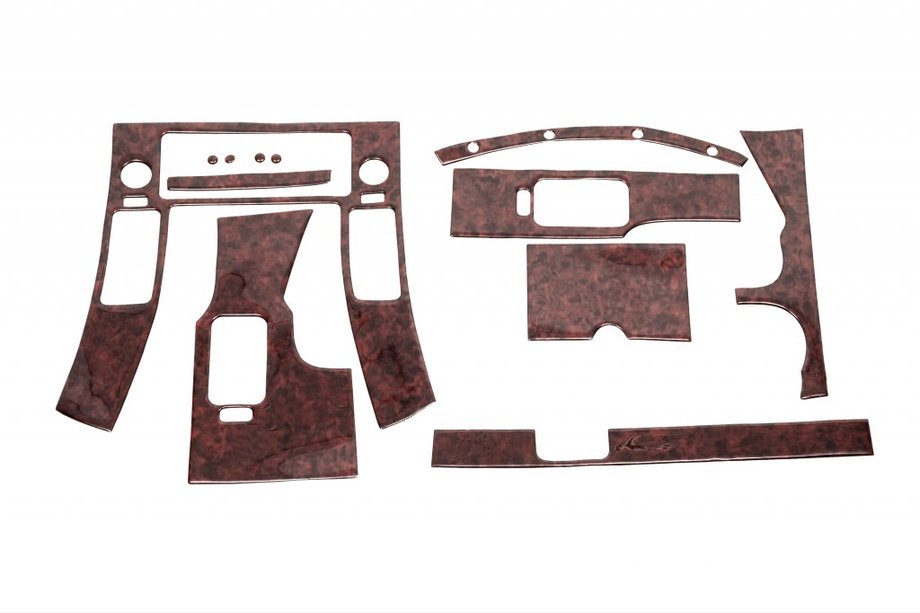 Nissan Navara 2006–2015 Instrumentpaneldekor set (12 delar) Aluminium Image