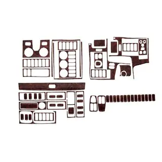 Instrumentpanellister (trälook) Scania R-serien 2004–2016