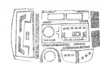 Volkswagen T6 2015–2024 Instrumentpanelöverdrag (2015-2019) foto 2
