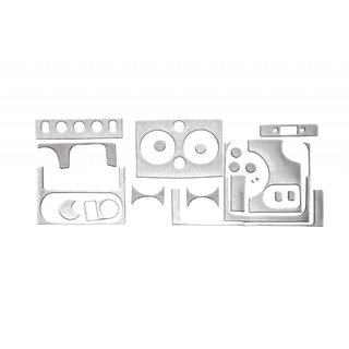 Instrumentpanelslister i aluminiumlook Hartman (2003-2008) Citroen Berlingo 1996–2008