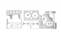 Citroen Berlingo 1996–2008 Instrumentpanelslister i aluminiumlook Hartman (2003-2008) foto 1