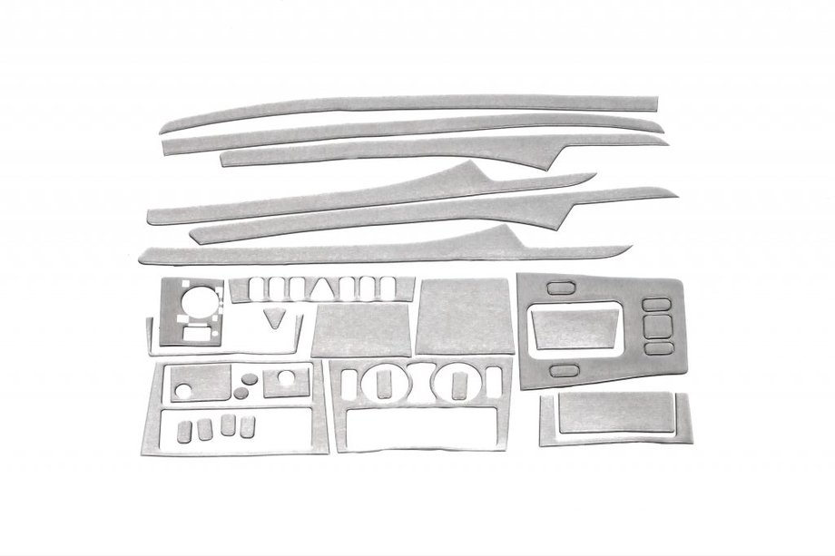 Mercedes C-class W202 1993–2001 Instrumentpanelslister i aluminiumlook Hartman (1995-1997) Image