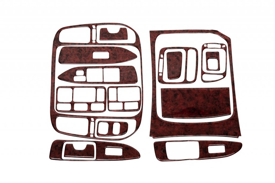 Toyota Land Cruiser 100 1998–2007 Instrumentpanelskydd Trä Image