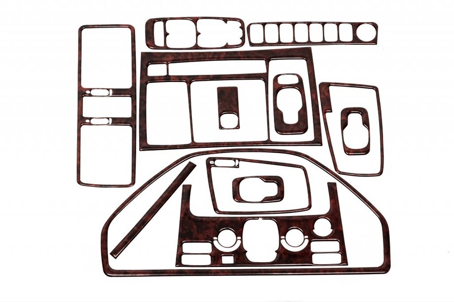 Volvo XC90 2002–2014 Instrumentpanelskydd Aluminium Image