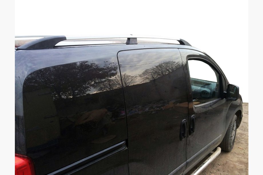 Citroen Nemo 2007–2017 Rea!!! Takrails grå metallic (plastfötter) Image