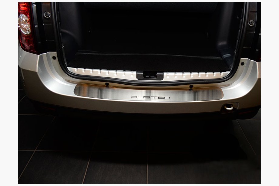 Renault Duster 2008–2017 Natanika lastskydd för bakre stötfångare (rostfritt stål) Image