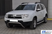 Dacia Duster 2008–2018 Främre frontbåge ST011 (rostfri) foto 2