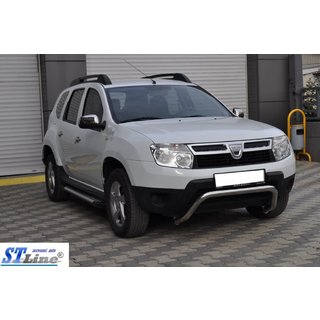 Främre frontbåge ST011 (rostfri) Dacia Duster 2008–2018 foto 3