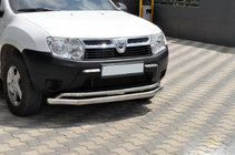 Renault Duster 2008–2017 Främre skyddsbåge ST017 (rostfritt stål) foto 1