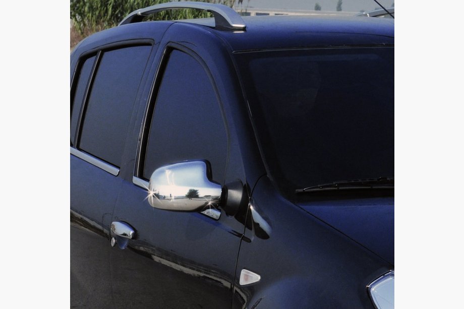 Dacia Logan MCV 2004–2014 Spegelskal (2 st) Carmos - kromad plast Image