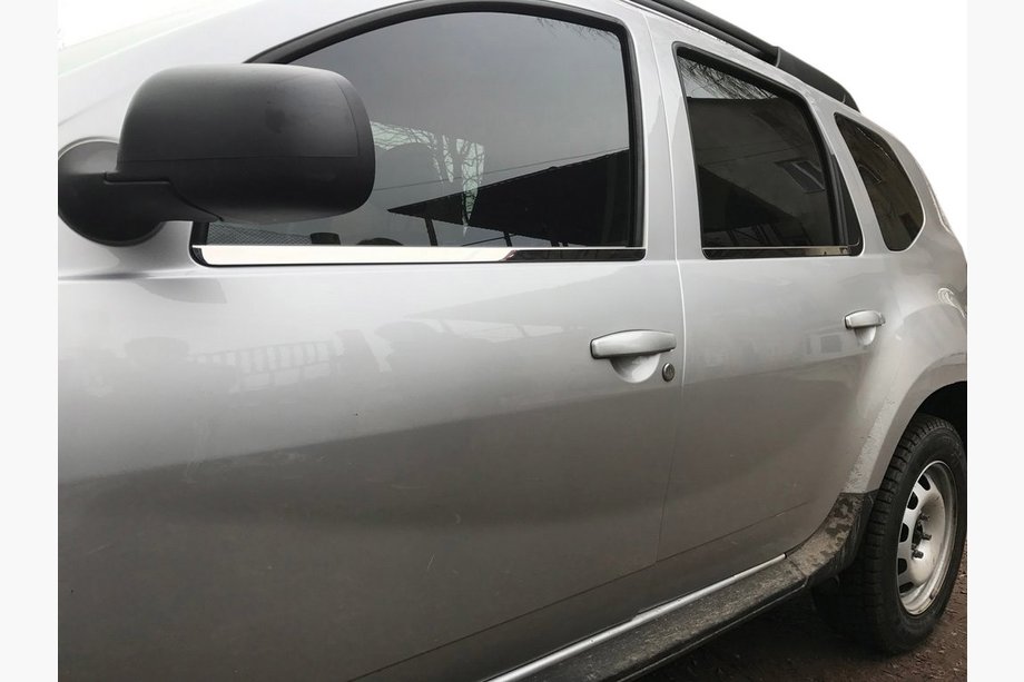 Dacia Duster 2008–2018 Fönsterlister (4 st, rostfritt stål) Image
