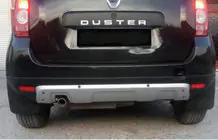 Renault Duster 2008–2017 Stötfångarskydd bak (ABS, grå) foto 1