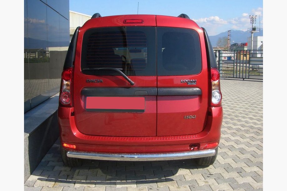 Dacia Logan MCV 2004–2014 Bakre skyddsbåge (rostfritt stål) Image