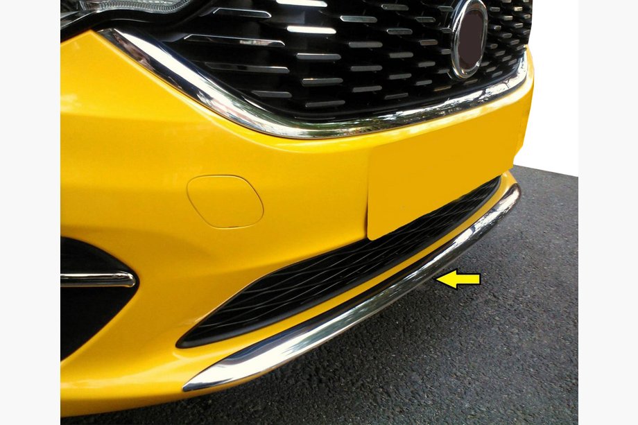 Fiat Tipo 2016– Rostfri list till främre stötfångare Carmos (2016-2020, rostfritt stål) Image