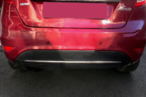 Ford Fiesta 2008–2017 Bakre stötfångarkant (rostfritt stål) foto 1
