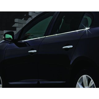 Nedre fönsterlister (4 st, rostfritt stål) Renault Fluence 2009–2016 foto 2