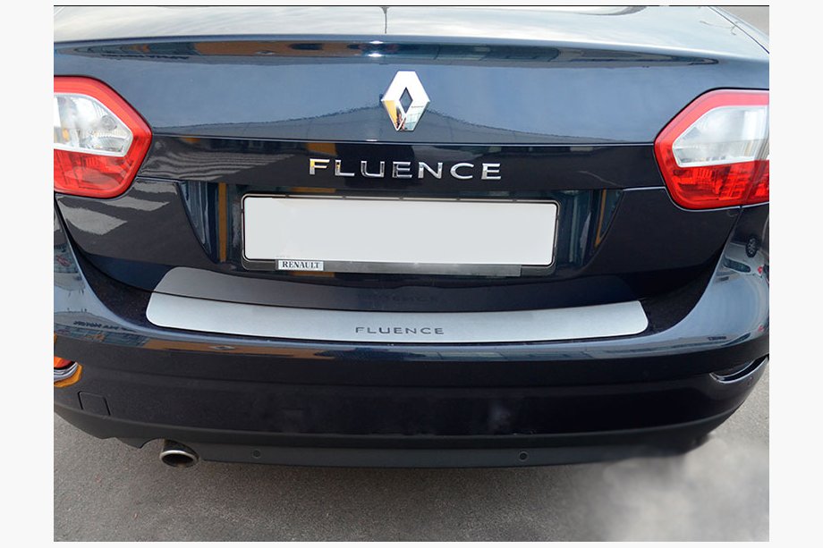 Renault Fluence 2009–2016 Natanika lastskydd för bakre stötfångare (rostfritt stål) Image
