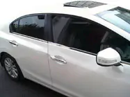 Honda Civic Sedan IX 2011–2016 Carmos yttre fönsterlister (4 st, rostfritt stål) foto 1