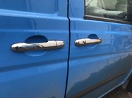 Mercedes Vito W639 2004–2014 Dörrhandtagsskydd (rostfritt stål) 4 st, Carmos – turkiskt stål foto 4