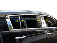 Kia Sportage 2010–2015 Dörrstolpslister (6 st, rostfritt) foto 1