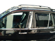 Mercedes ML W163 1997–2005 Dörrstolpslister (6 st, rostfritt stål) foto 1